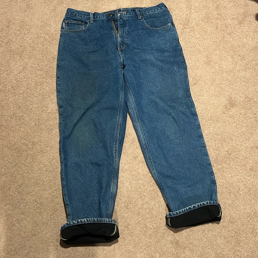 Carhartt fleece lined pants